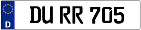 Truck License Plate